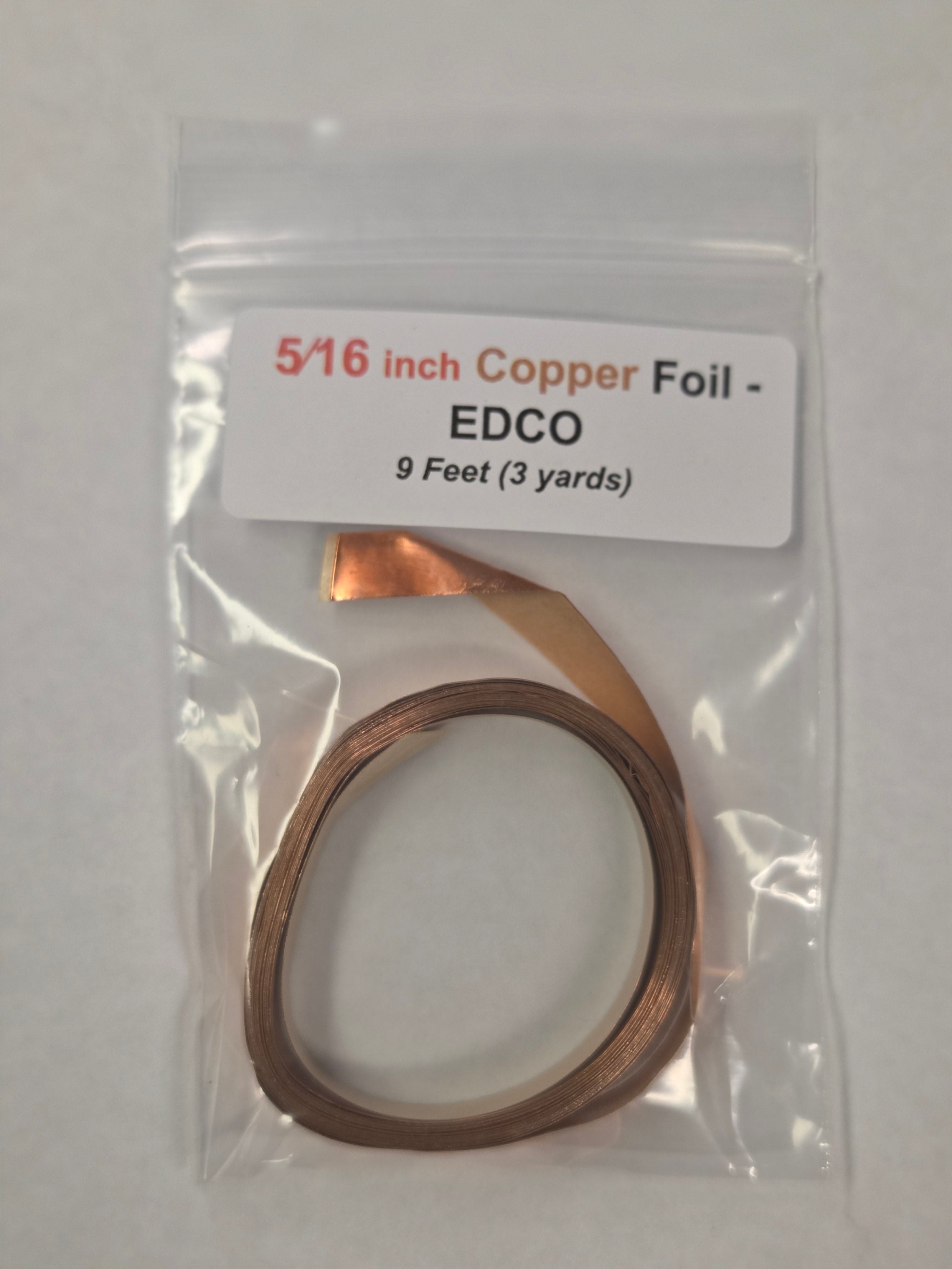CLOSEOUT 5/16" EDCO Copper Foil Tape (9 FT)